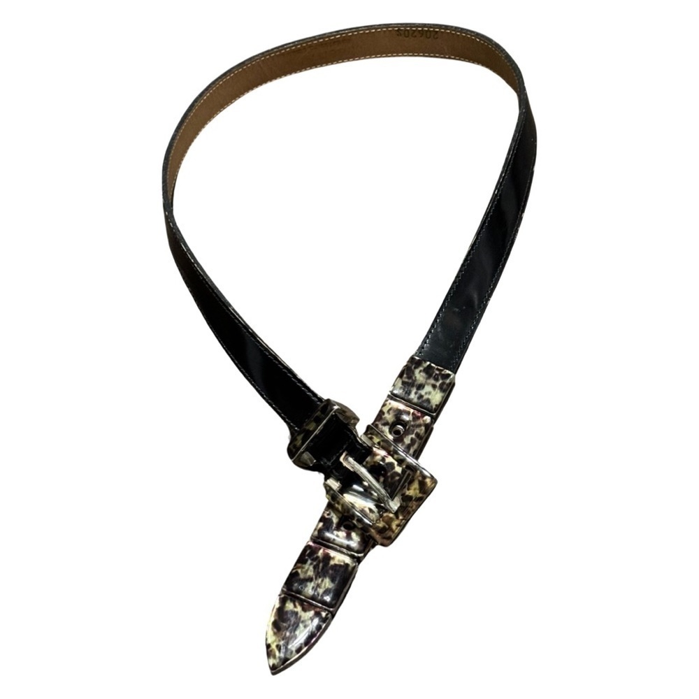 Noel tortoise shell belt small made in Italy